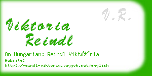 viktoria reindl business card